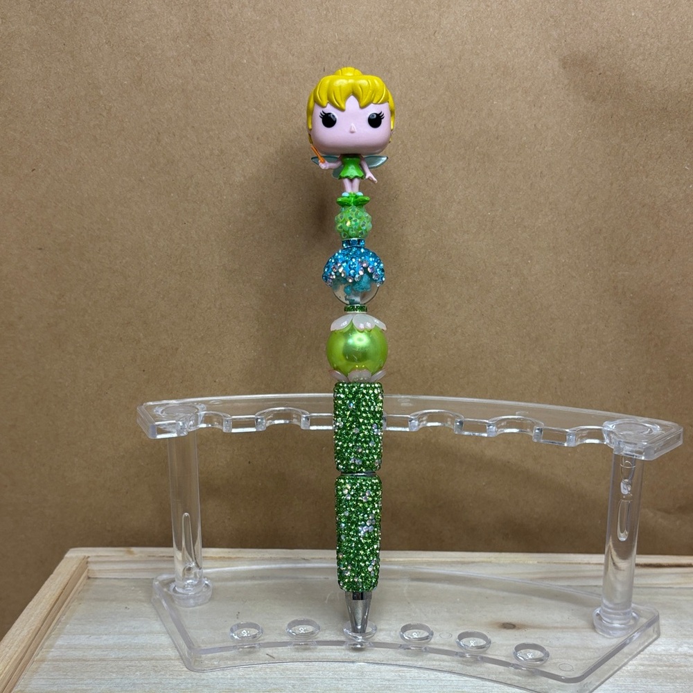 Tinker bell beaded pen